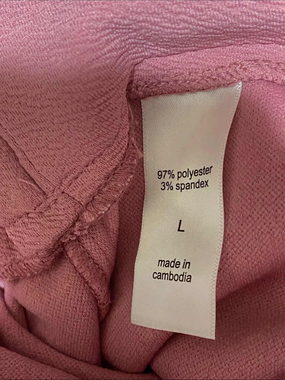 Maurices NWT dusty rose shorts size LARGE